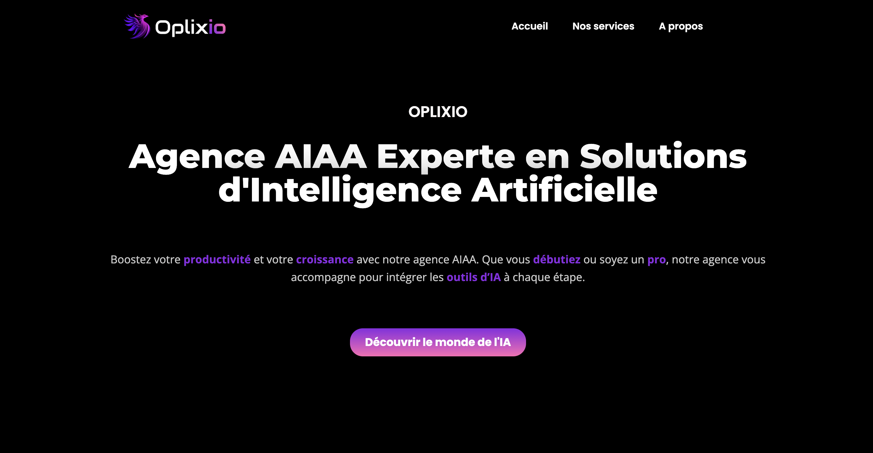 Oplixio - Agence AIAA